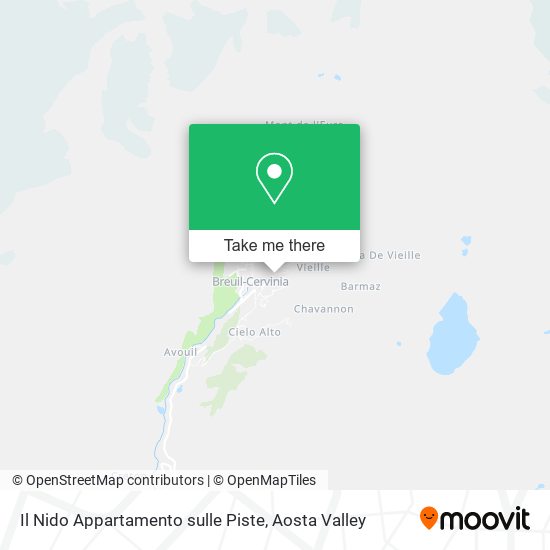 Il Nido Appartamento sulle Piste map