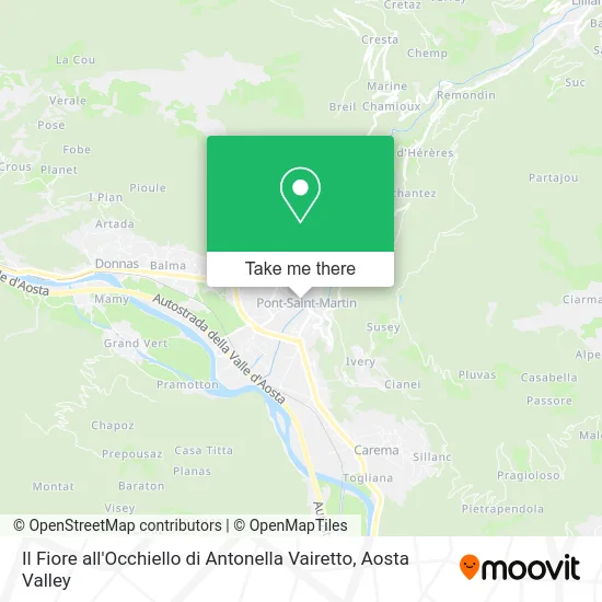 Il Fiore all'Occhiello di Antonella Vairetto map