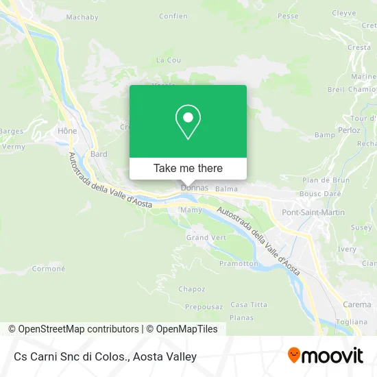 Cs Carni Snc di Colos. map