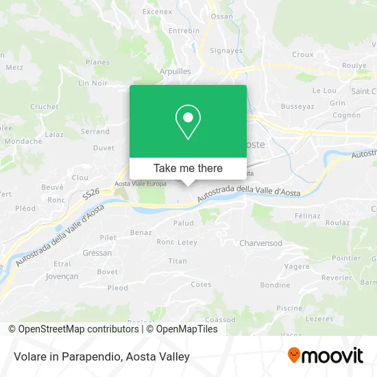 Volare in Parapendio map