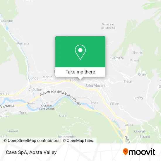 Cava SpA map