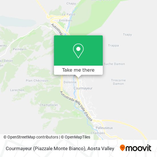Courmayeur (Piazzale Monte Bianco) map