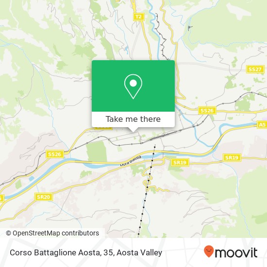 Corso Battaglione Aosta, 35 map