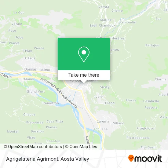 Agrigelateria Agrimont map