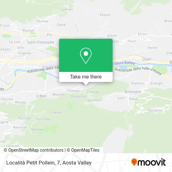 Località Petit Pollein, 7 map