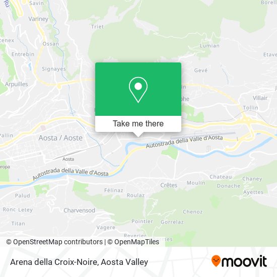 Arena della Croix-Noire map