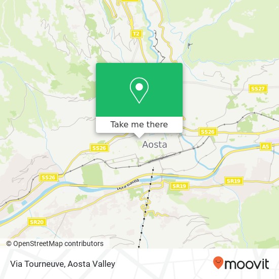 Via Tourneuve map