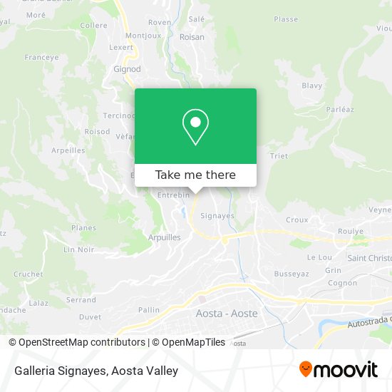 Galleria Signayes map