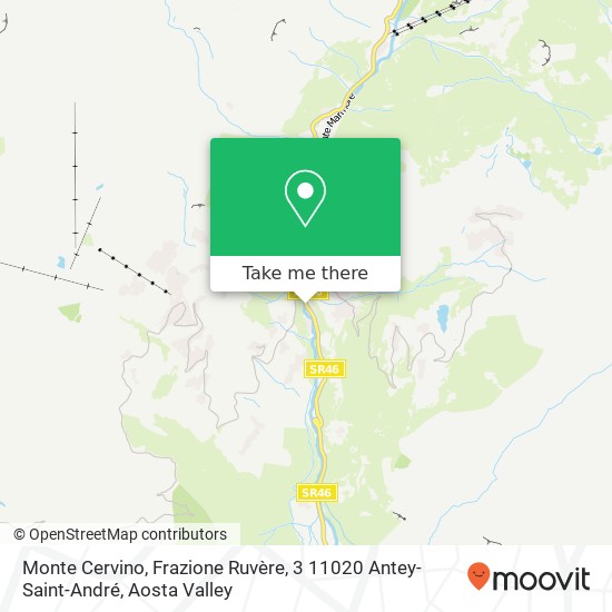 Monte Cervino, Frazione Ruvère, 3 11020 Antey-Saint-André map