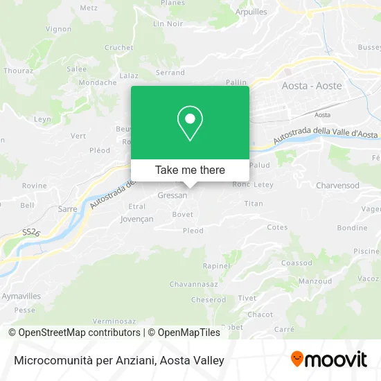 Microcomunità per Anziani map