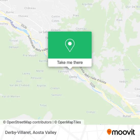 Derby-Villaret map