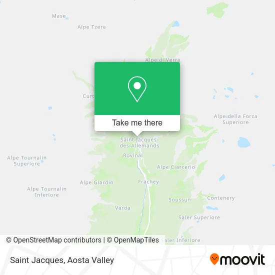 Saint Jacques map