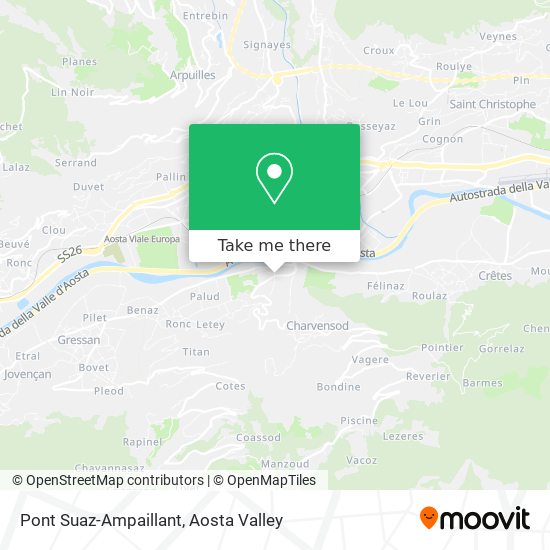 Pont Suaz-Ampaillant map