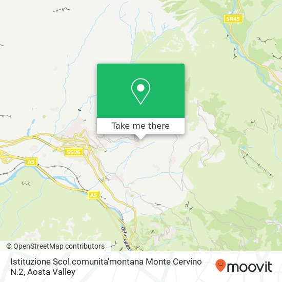 Istituzione Scol.comunita'montana Monte Cervino N.2 map