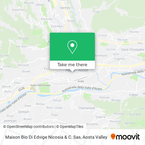 Maison Bio Di Edvige Nicosia & C. Sas map