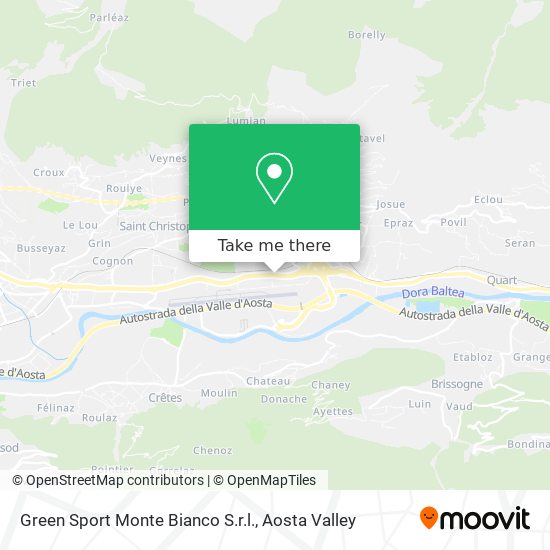 Green Sport Monte Bianco S.r.l. map