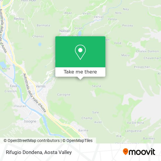 Rifugio Dondena map