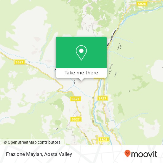 Frazione Maylan map