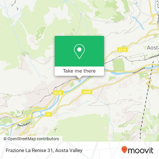 Frazione La Renise 31 map