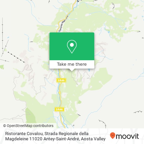 Ristorante Covalou, Strada Regionale della Magdeleine 11020 Antey-Saint-André map