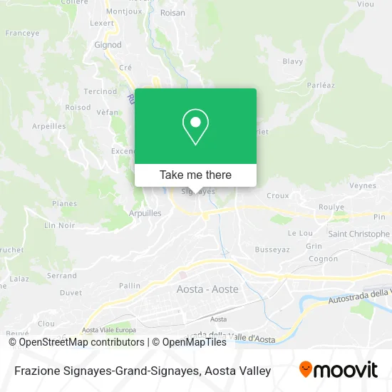 Frazione Signayes-Grand-Signayes map