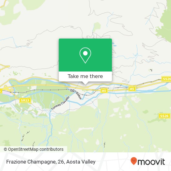 Frazione Champagne, 26 map