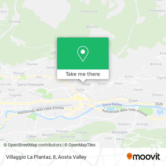Villaggio La Plantaz, 8 map
