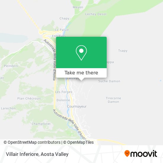 Villair Inferiore map