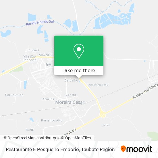 Restaurante E Pesqueiro Emporio map