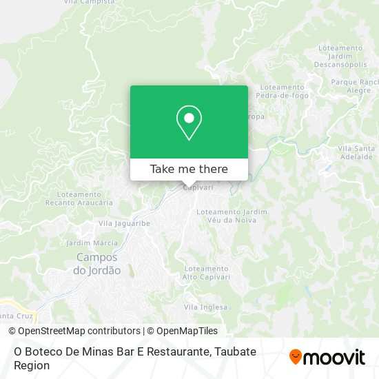 O Boteco De Minas Bar E Restaurante map