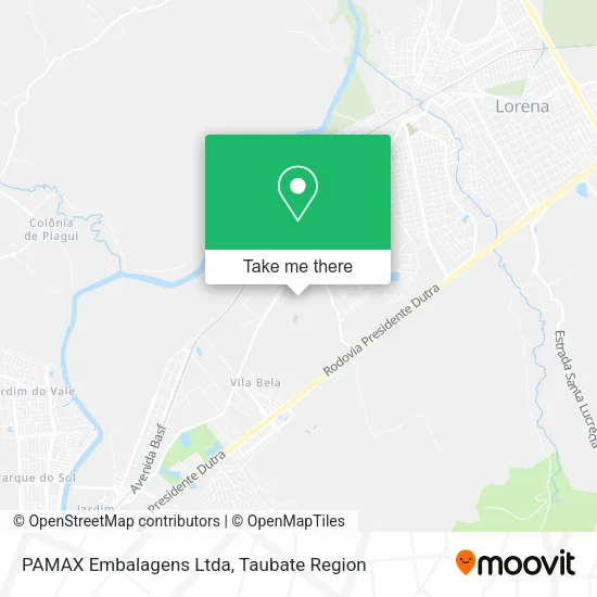 PAMAX Embalagens Ltda map