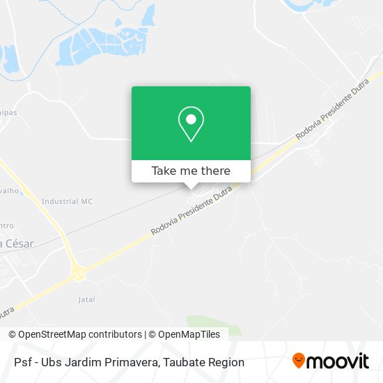 Psf - Ubs Jardim Primavera map