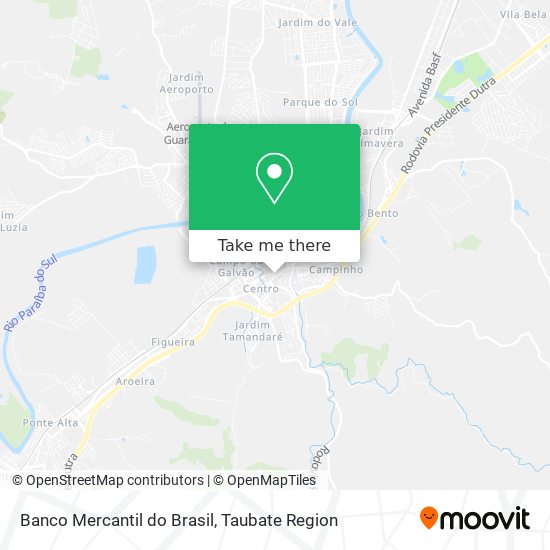 Banco Mercantil do Brasil map