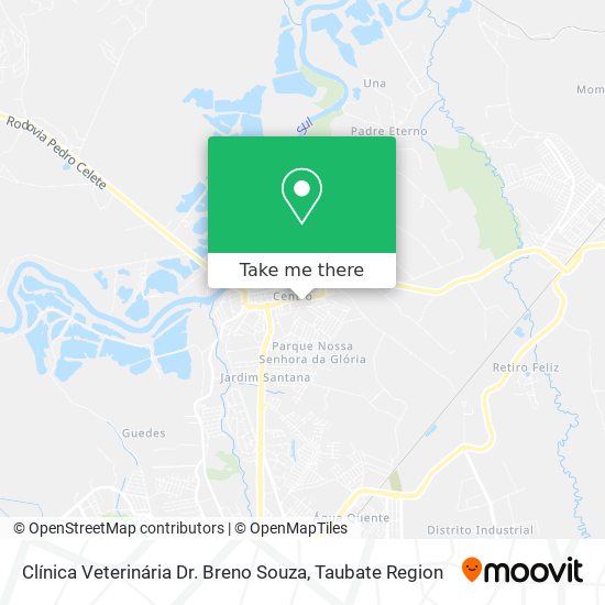 Clínica Veterinária Dr. Breno Souza map