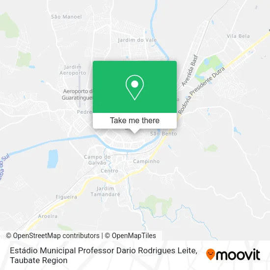 Estádio Municipal Professor Dario Rodrigues Leite map