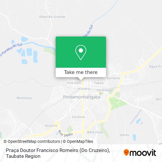Praça Doutor Francisco Romeiro (Do Cruzeiro) map