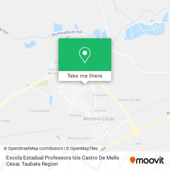 Escola Estadual Professora Isis Castro De Mello César map