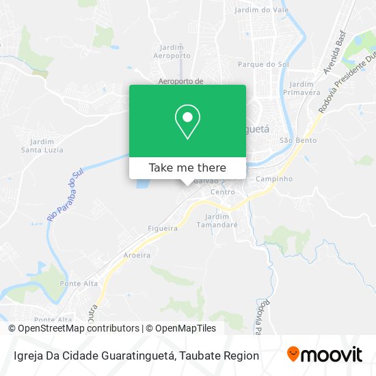 Igreja Da Cidade Guaratinguetá map