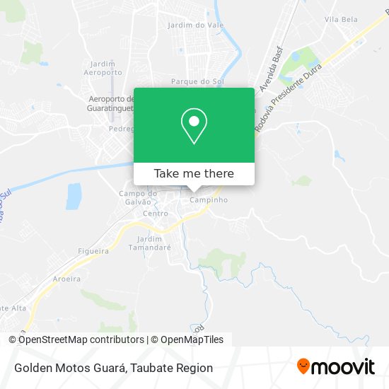 Golden Motos Guará map