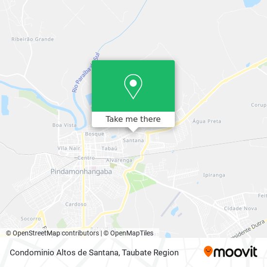 Condominio Altos de Santana map
