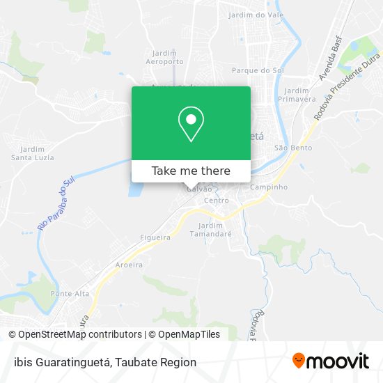 ibis Guaratinguetá map
