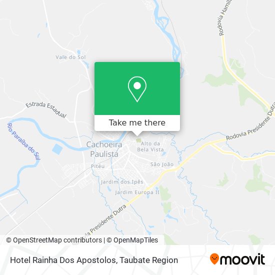 Hotel Rainha Dos Apostolos map