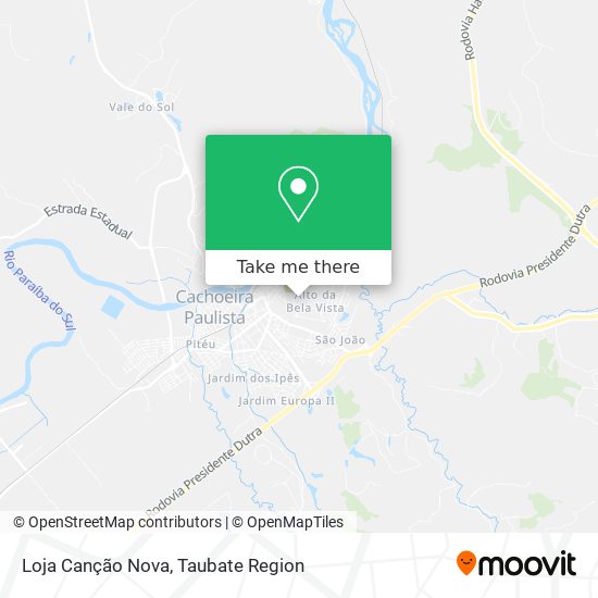 Loja Canção Nova map