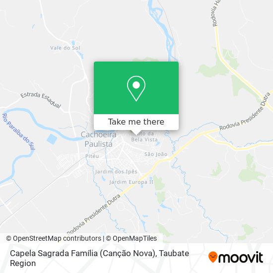 Capela Sagrada Família (Canção Nova) map