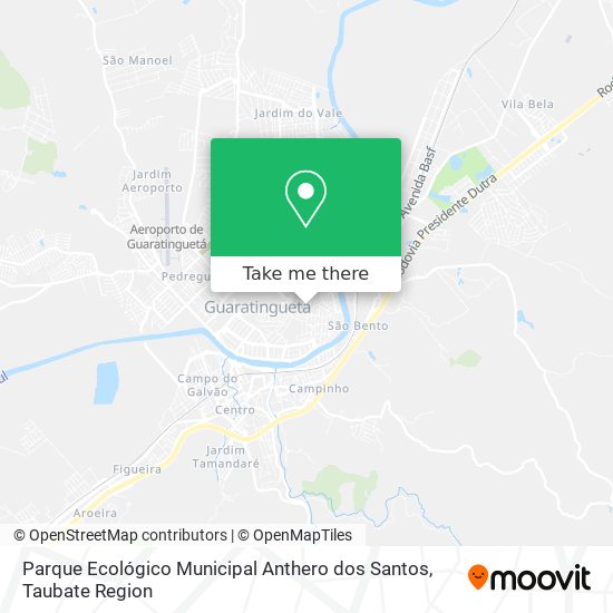 Parque Ecológico Municipal Anthero dos Santos map