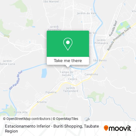 Estacionamento Inferior - Buriti Shopping map