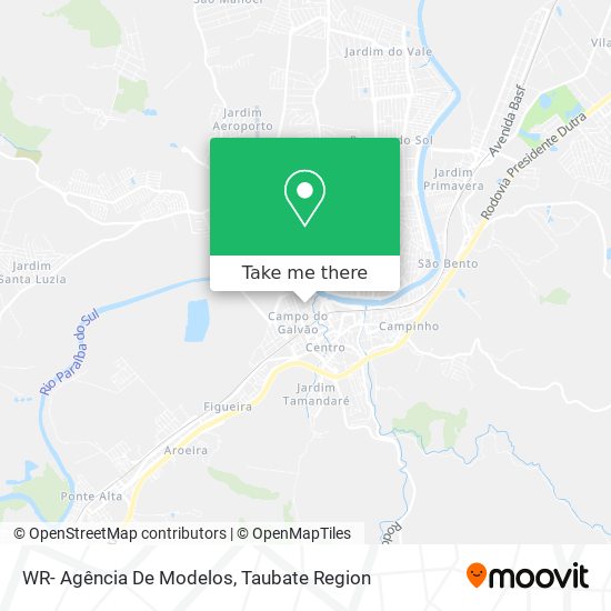 WR- Agência De Modelos map