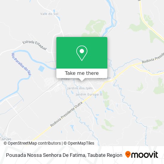 Pousada Nossa Senhora De Fatima map