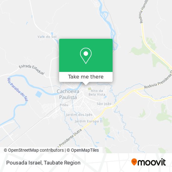 Pousada Israel map