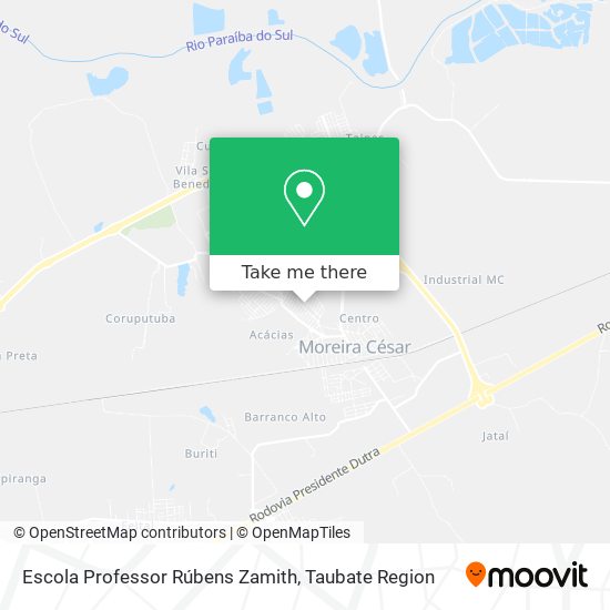 Escola Professor Rúbens Zamith map